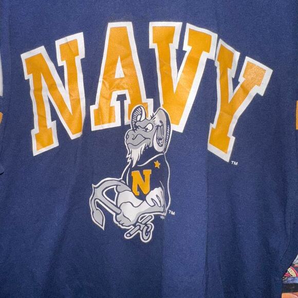 1990’s Navy Midshipmen “Bill The Goat” Logo 7 - Large 23x29 - Picture 2 of 4